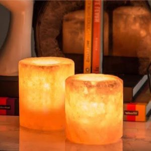 Cylinder Shaped Himalayan Salt Lamp