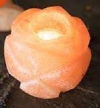 Rose Shaped Himalayan Salt Lamp